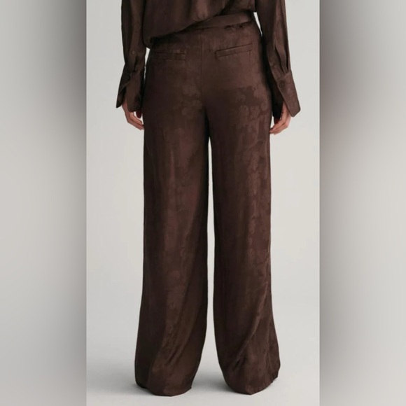 Brown Wide-Leg Pants - Picture 2 of 4